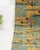 1970s Vintage Turkish Handmade Wool Cotton Green Yellow Runner Rug For Sale - Image 4 of 11