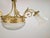 Antique Art Deco Glass and Bronze Chandelier, France, 1930s For Sale - Image 13 of 14
