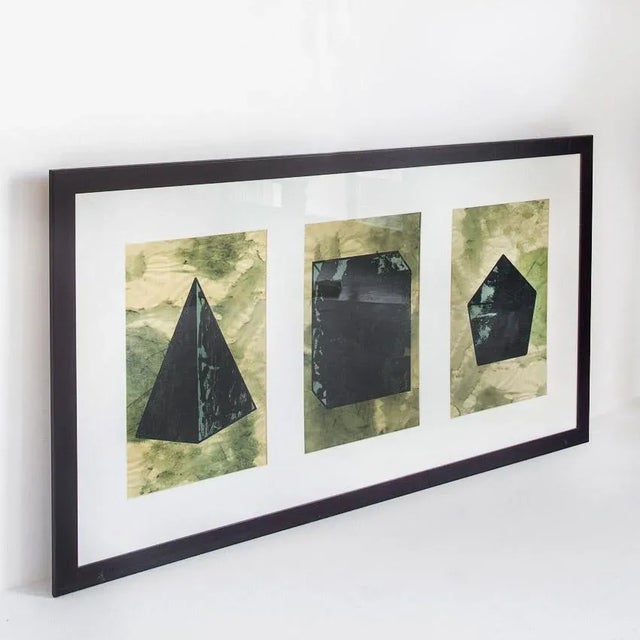 Spanish Artist, Abstract Composition, 1980s, Work on Paper For Sale - Image 3 of 8