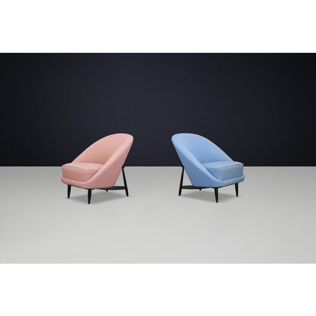 Model 115 Lounge Chairs from Theo Ruth for Artifort, Netherlands, 1950s, Set of 2 For Sale - Image 3 of 9