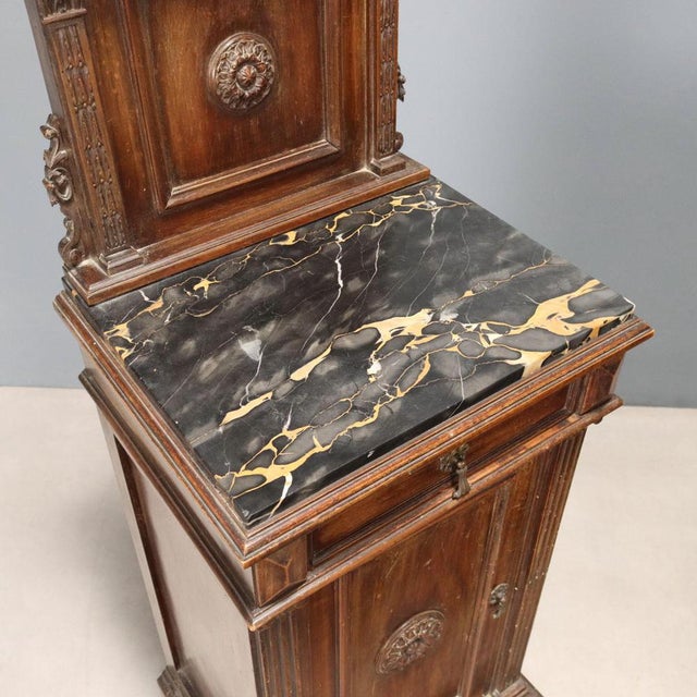 Neo-Renaissance Walnut Bedside Tables For Sale - Image 12 of 14