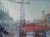 Campaign Soviet Industrial Landscape Oil Painting, Ukrainian Art, 1970s 67-90 For Sale - Image 3 of 6
