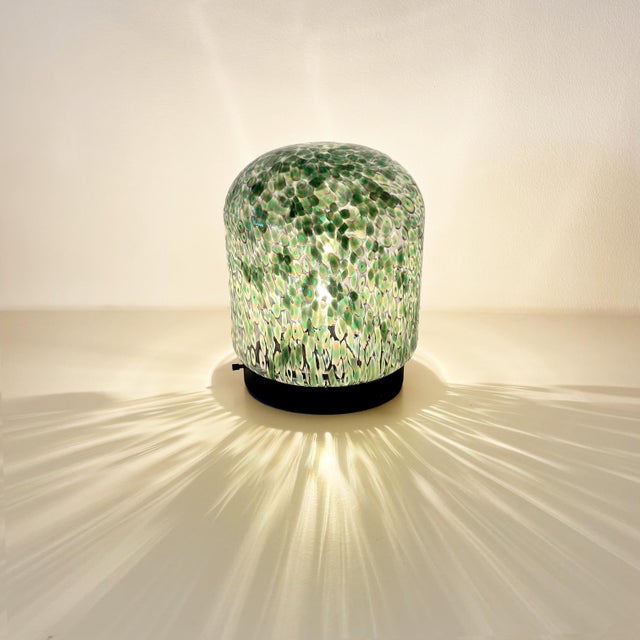 Forest Green Neverino Table Lamps by Vistosi, 1965, Set of 2 For Sale - Image 8 of 10