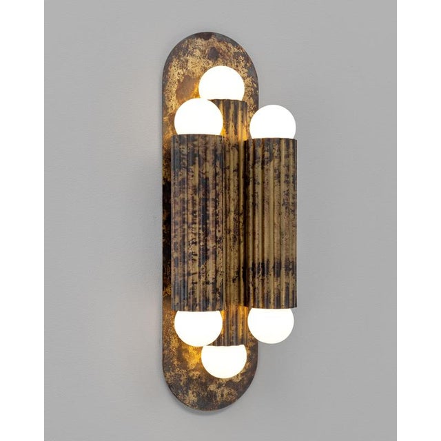 Vesta Triple Wall Sconce by Schwung For Sale - Image 10 of 18