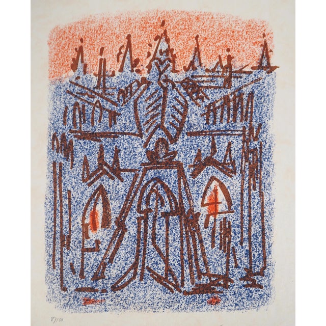 André Masson, Night Walk, 1973, Original Lithograph For Sale - Image 4 of 6