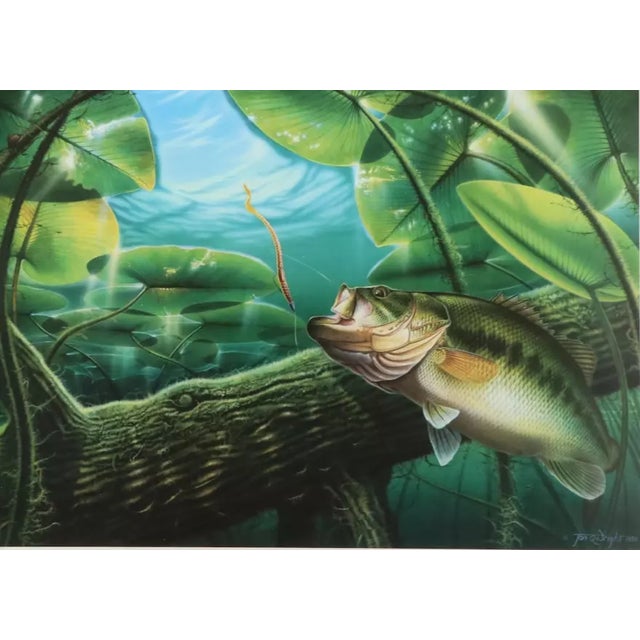 Framed Measurements: 33.5" wide; 27" tall; 1.5" deep. Jon Q. Wright - 20th-21st Century American artist) Title: "Fooled...