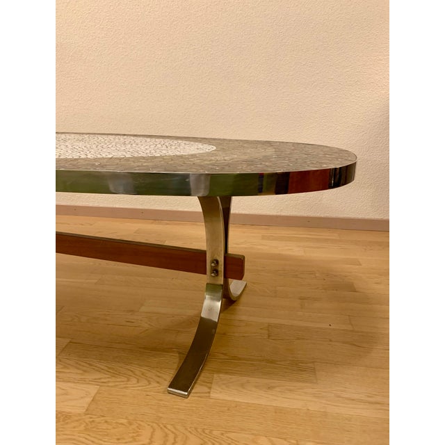 Space Age Sofa Table in the style of Gaetano Sciolari, 1960s For Sale - Image 17 of 18