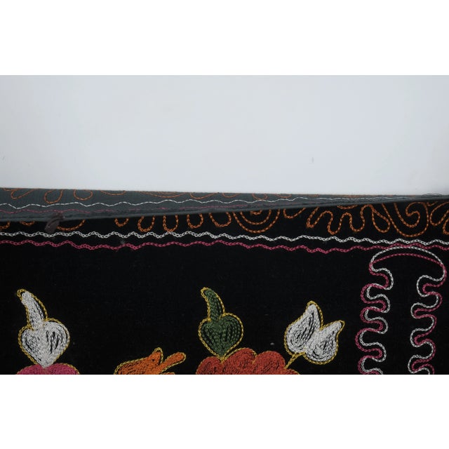 Animal Maotifs Suzani Velvet Table Runner For Sale - Image 10 of 11