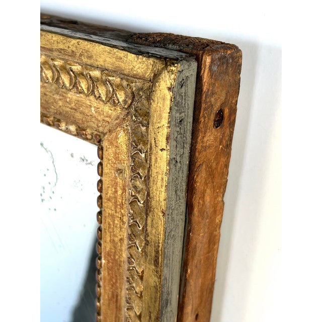 Louis XVI Rectangular Giltwood Wall Mirror For Sale In San Francisco - Image 6 of 8