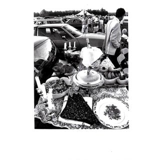 Saratoga Polo C1987 Tailgate Picnic B&w Photo For Sale