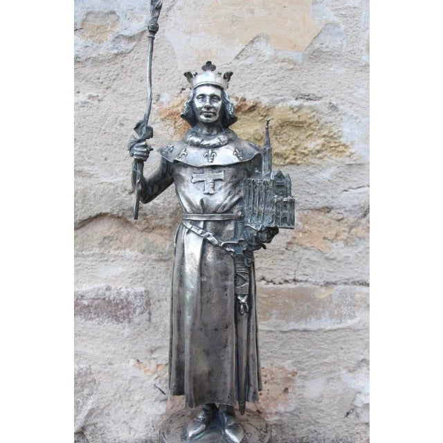 Emmanuel Fremiet, Saint Louis, 1800s, Bronze For Sale - Image 3 of 12