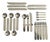 Vintage Italian Flatware Set in Stainless Steel by Sergio Asti, 1970, Set of 23 For Sale