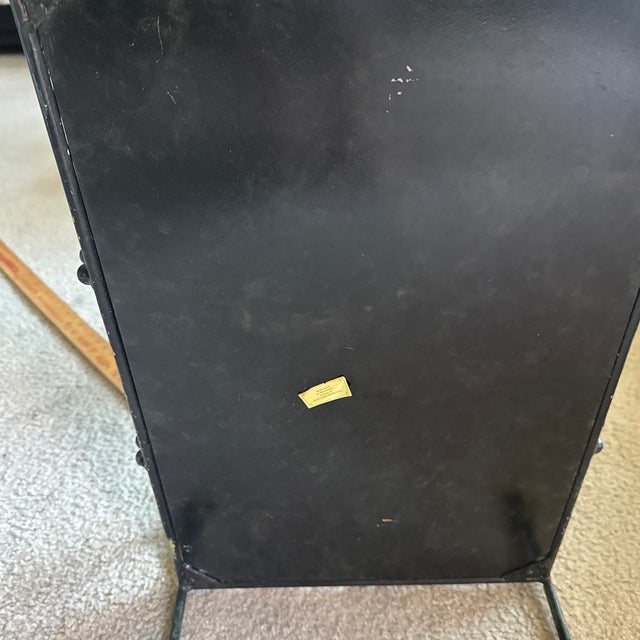 Vintage Maitland-Smith Grapevine Bar Cart / Tôle Wine Cart With Patina Finish For Sale - Image 10 of 12