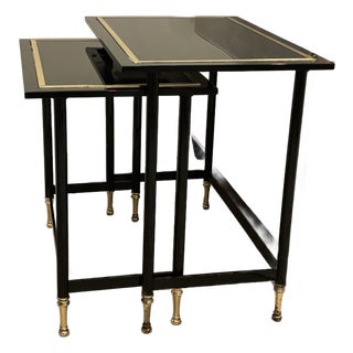 Vintage Hollywood Regency Nesting Tables by Design Institute of America For Sale