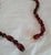 Plastic Antique Art Deco Cherry Amber Bakelite Bead Necklace, 1920 For Sale - Image 7 of 14