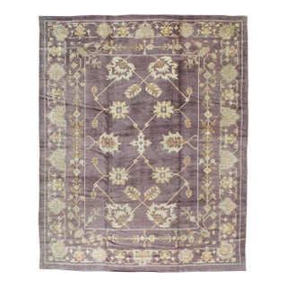 Galerie Shabab Collection Early 20th Century Turkish Oushak Rug For Sale