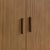 Wood Fluted Wood Bedside Table / Nightstand For Sale - Image 7 of 8
