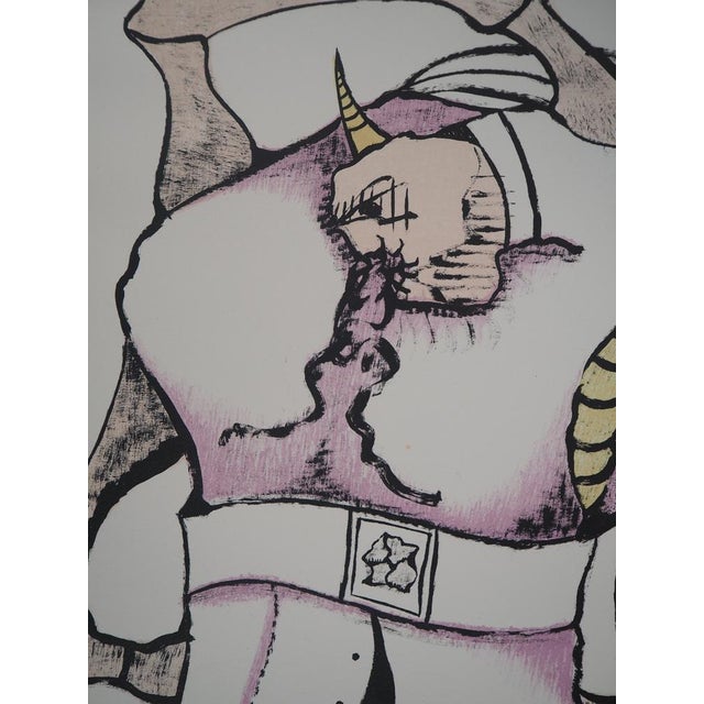 Jorge Camacho, Colossus of Peter, Original Lithograph For Sale - Image 4 of 6