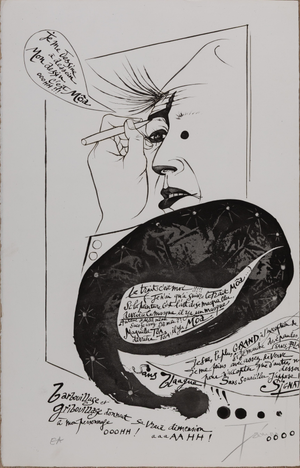 Pierre-Yves Tremois, Moâ the Clown, Lithograph