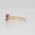 Purple Purple Sapphire Ring With Earth Mined Diamonds Accents: Solid 14k Gold, Size 6.75 For Sale - Image 8 of 8