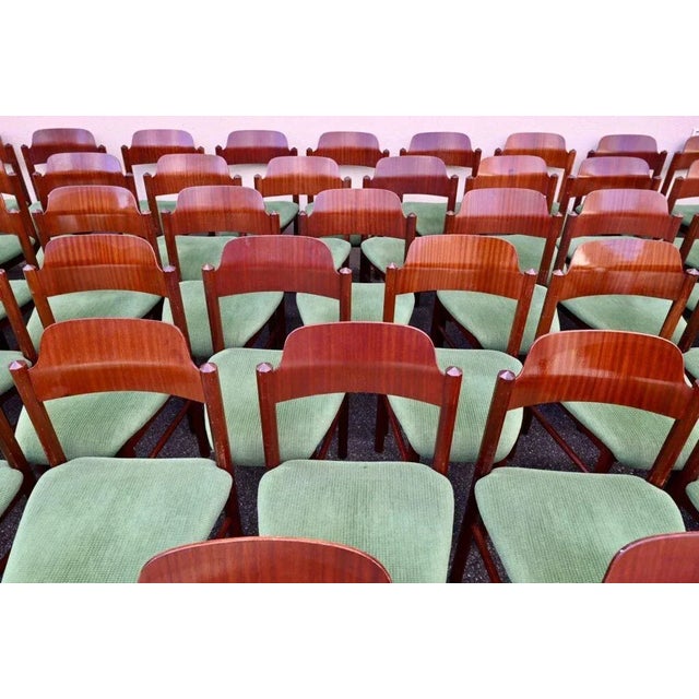 Large Scandinavian Style Teak Chairs, 1960s, Set of 20 For Sale - Image 9 of 18
