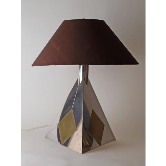 Mid-Century Pyramid Table Lamp For Sale - Image 11 of 14