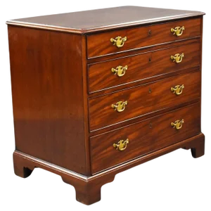 George II Mahogany Dressing Chest of Drawers, 1750s