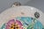 Metal Loys Lucha French Art Deco Pendant Light 1930s - Purple Turquoise Floral Enameled Bowl For Sale - Image 7 of 11