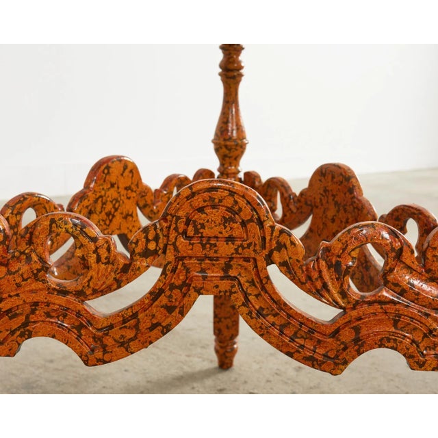 English Victorian Cricket Table Spreckled by Ira Yeager For Sale - Image 10 of 13