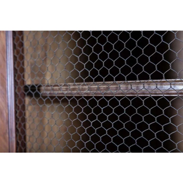 19th Century French Walnut Armoire or Bookcase For Sale - Image 14 of 17