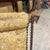 Vintage Faux Fur Barley Twist Rocking Chair For Sale - Image 4 of 12