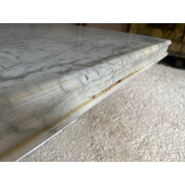 Vintage Italian Marble Coffee Table, 1970s For Sale - Image 4 of 13