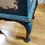 Hand Painted Floral Gilded Wood Magazine Rack Vintage Speckled Finish Handle 26" H 14" W For Sale In New York - Image 6 of 16