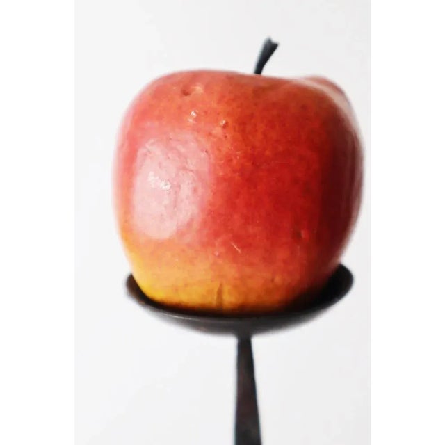 1950s Large Brutalist Wrought Iron 5-Arm Candleholder For Sale - Image 5 of 11