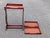 Vintage Hand Carved Tray Top Storage Shelf For Sale - Image 9 of 10
