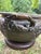 Japanese Early 20th Century Japanese Cast Bronze Jardinière With Raised Samurai Warrior and Natural Scenes For Sale - Image 3 of 9