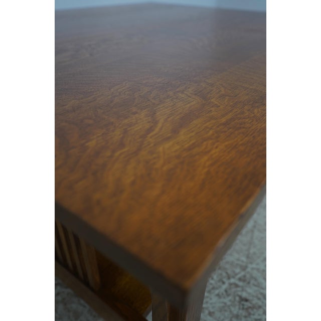 Stickley Mission Oak Spindle Coffee Table For Sale - Image 9 of 14