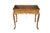 French Provincial 1970s Rare Pair Baker Furniture Queen Anne Walnut Burl Vitrine Display Accent Tables For Sale - Image 3 of 18