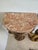 Pair of French Louis 16th Style Giltwood Rouge Marble Top Corner Tables - A Pair For Sale - Image 13 of 14