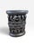 1980s Vintage Tribal Nobility Bamileke Oval Stool/Table Cameroon 16" H For Sale - Image 5 of 10