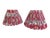 Multicolor Ikat Pleated Lampshades 12" - A Pair For Sale - Image 4 of 10
