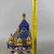 20th Century Pagoda Mechanical Table Clock with Cloisonné Enamels and Gilded Metal For Sale - Image 10 of 11