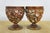 Vintage Amethyst Glass Bronzed Shell Stone Urns Folk Art Mosaic Lidded Chalices For Sale - Image 6 of 13