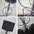 Vintage Mid-Century Modern Table Lamp Polished Chrome New Black Drum Shade For Sale - Image 10 of 13