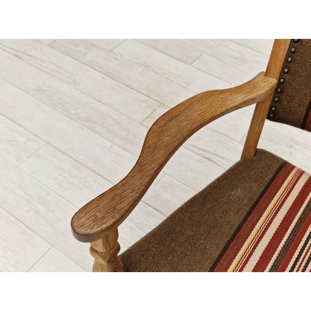 Danish Armchair in Oak Wood, 1960s For Sale - Image 13 of 18