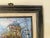 Wood Vintage P.Sanchez Paris Street View Oil Painting, Framed For Sale - Image 7 of 11