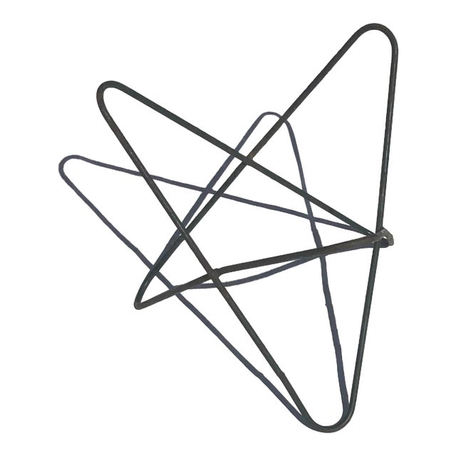 Knoll Mid-Century Modern Butterfly Ottoman Frame For Sale