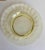 Early 20th Century Early 20th Century Set of 6 Yellow Depression Era Dessert Salad Plates For Sale - Image 5 of 8