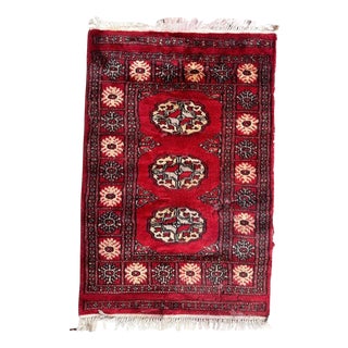 Small Vintage Pakistani Rug from Bobyrugs, 1980s For Sale