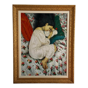 Rare Signed Original Di Li Feng (1958 - ) Extra Large Contemporary Oil Painting